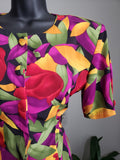 Tess Vintage Floral Print Dress