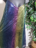 Wild Fable Multi-Color Sequin Tank Dress