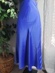 Shine Star Blue Silk Skirt