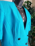 Paris Torquoise Vintage Pin Stripe Jacket