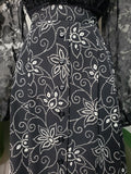 Alfred Dunner Black n White Floral Skirt