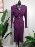 Lady Carol Purple Dress