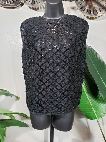 FAB Knit Sequin Top