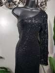 Fashion Nova Black Sequin Dress