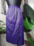 Chuck Jones Purple Stripe Skirt