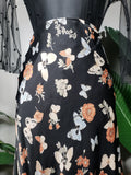 Ballinger Floral/Butterfly Satin Skirt