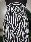 Zebra Plus Pencil Skirt