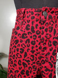 Royalty Red Leopard Pants