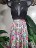 Shelia Floral Pleat Skirt