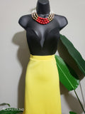 Ester Yellow Ruffle Skirt