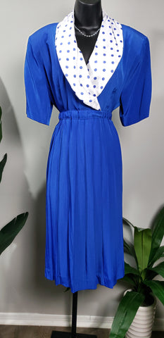 Rhonda Royal Blue Skirt Set